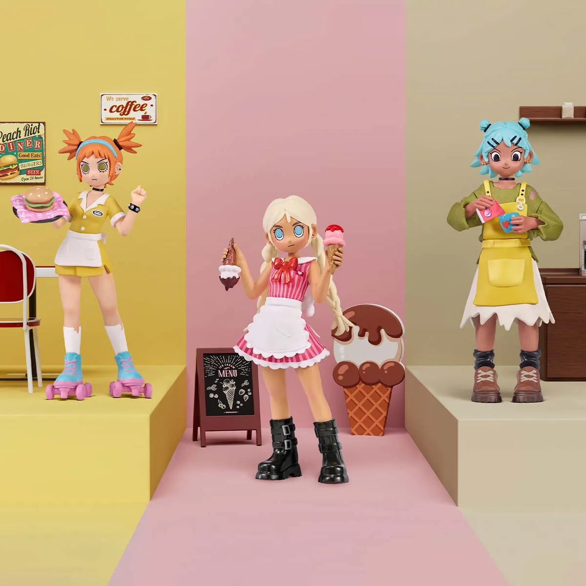 Peach Riot: Rush Hour Series Figures