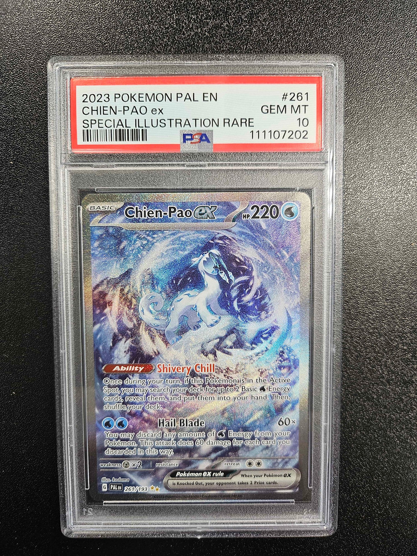Chien-Pao (261/193 SIR) - 2023 PALDEA EVOLVED EN - PSA 10