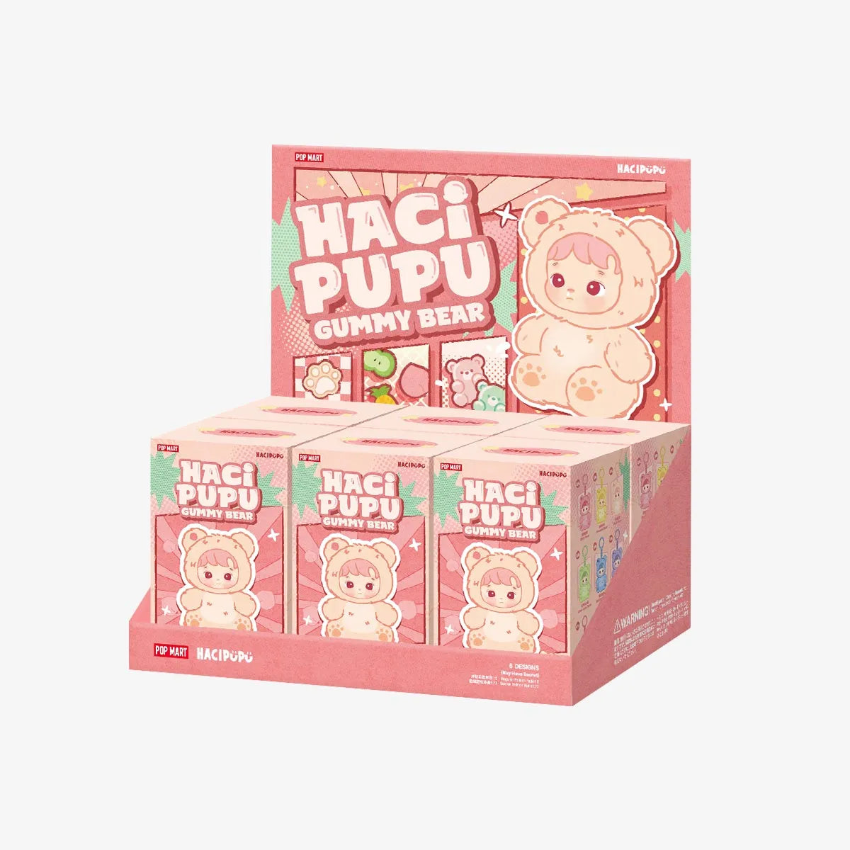 HACIPUPU Gummy Bear Series - Vinyl Plush Pendant Blind Box