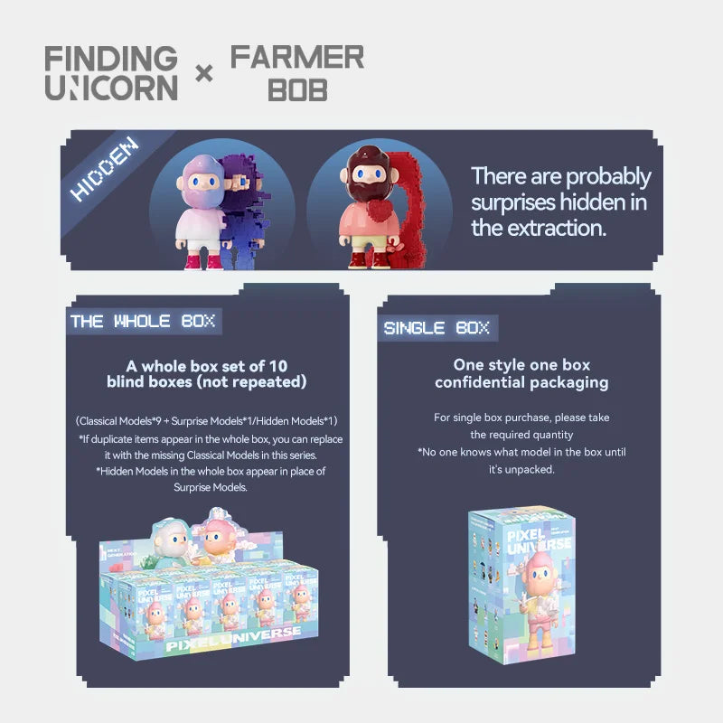 Farmer Bob Pixel Universe Series Blind Box