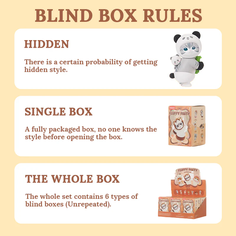 Mofusand Fluffy Party Series Blind Box