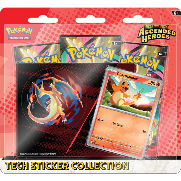 Pokemon TCG - Mega Evolutions - Ascended Heroes - Tech Sticker Collection (Charmander)