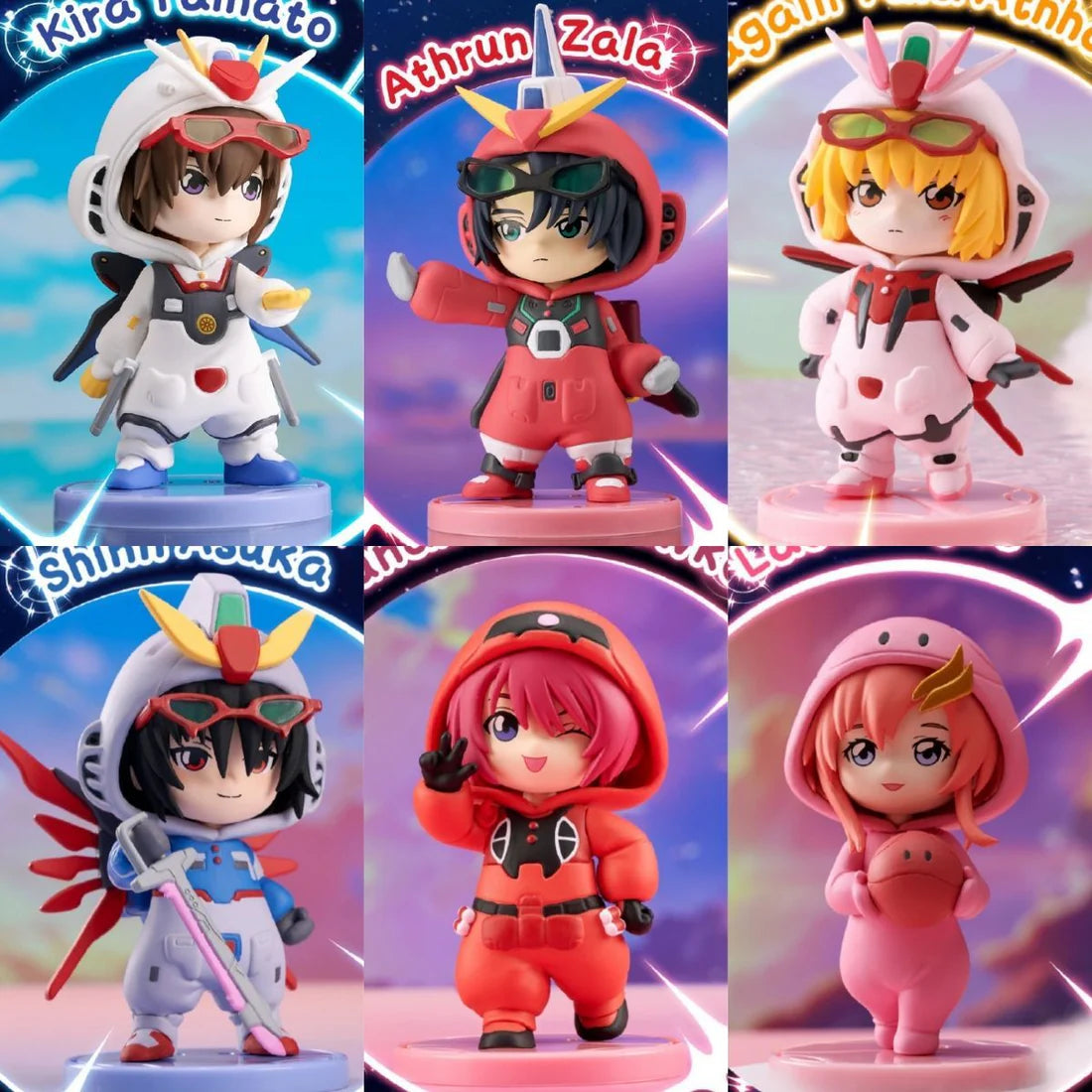 Mobile Suit Gundam Seed Destiny BN Figure Q Pajamars Series Figure Blind Box