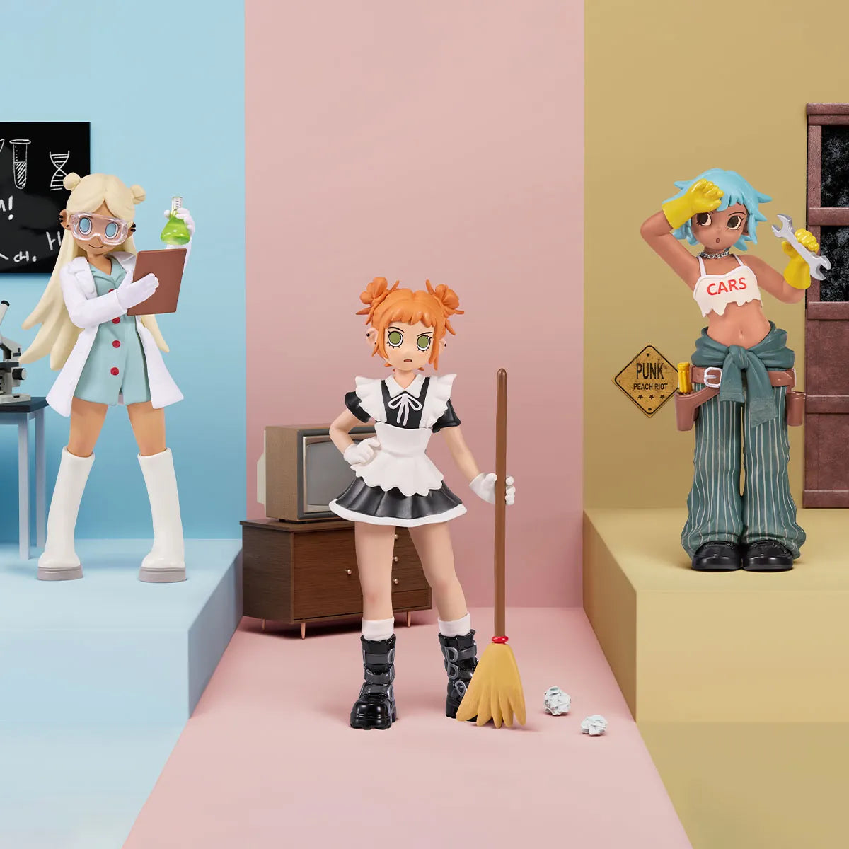 Peach Riot: Rush Hour Series Figures