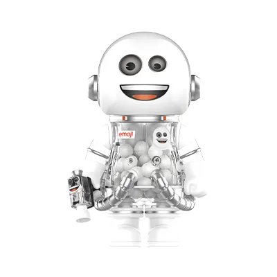 MEGA SPACE MOLLY 100% × emoji™ Series