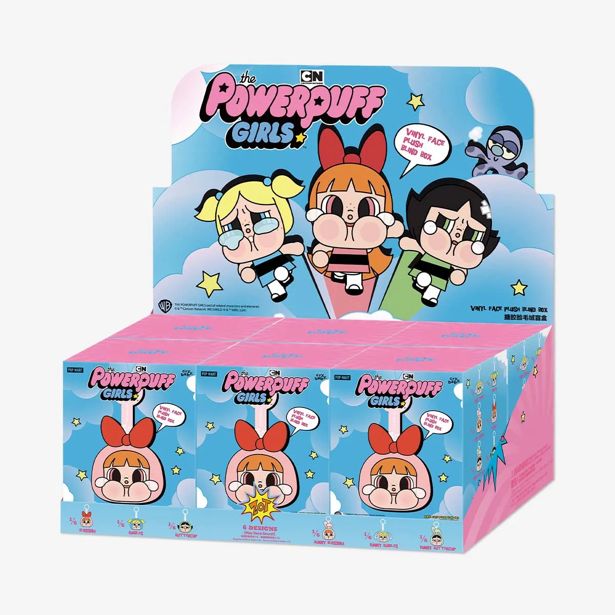 CRYBABY x Powerpuff Girls Series - Vinyl Face Plush Blind Box
