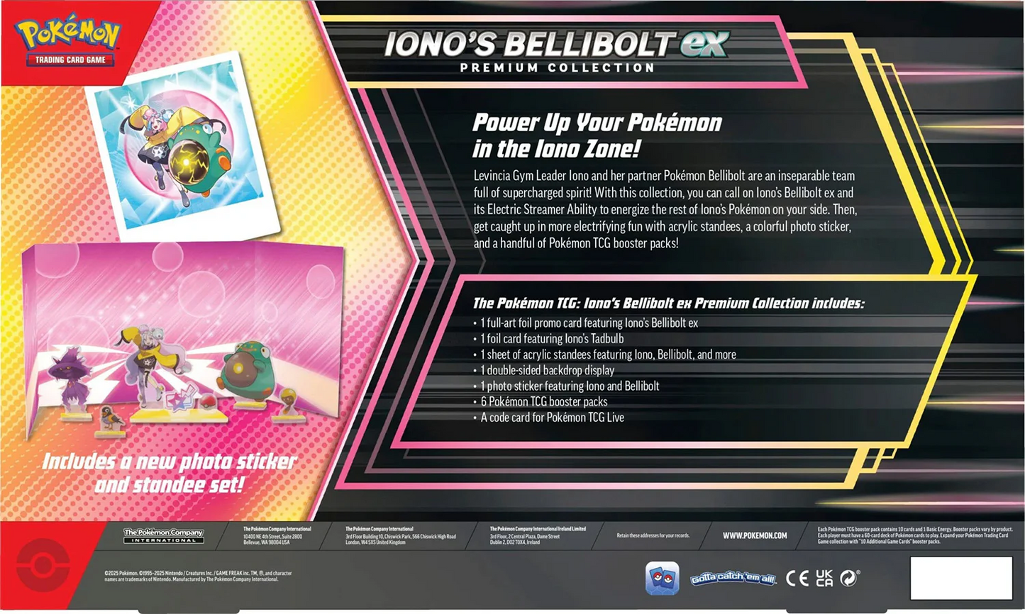 Pokemon TCG - Iono’s Bellibolt ex Premium Collection