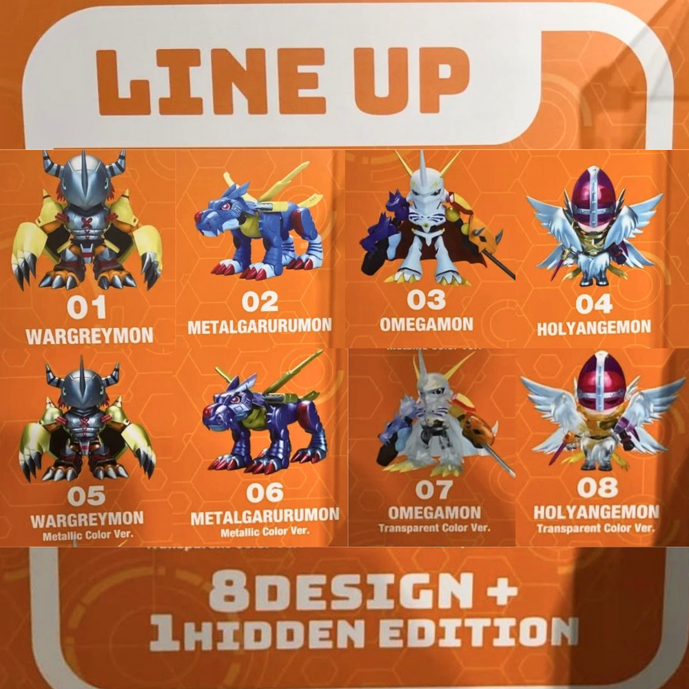 Digimon Adventure PlaBako Model Kit Vol. 1 Blind Box