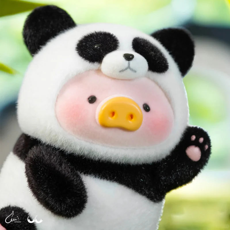 Lulu The Piggy - Panda Figure Hanging Card