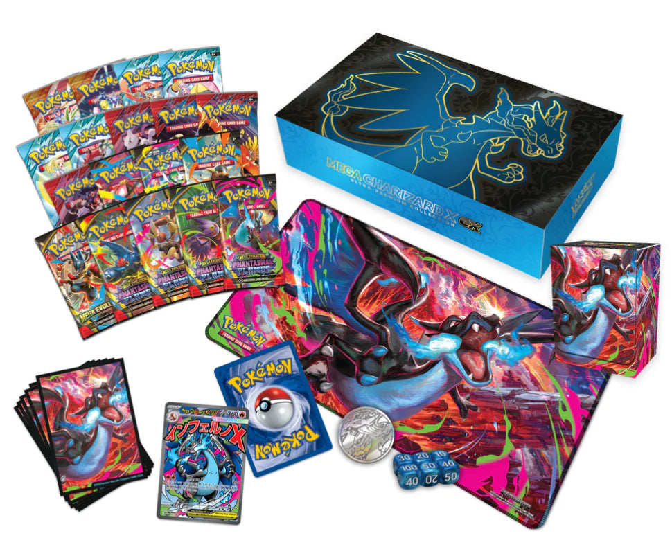 Pokemon TCG - Mega Evolutions - Mega Charizard X ex - Ultra Premium Collection