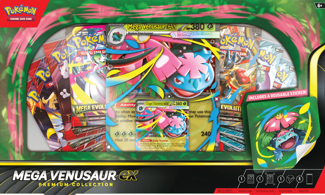 Pokemon TCG - Mega Evolutions - Mega Venusaur ex Premium Collection