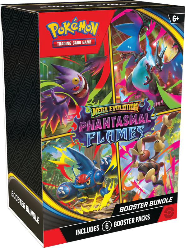 Pokemon TCG - Mega Evolution - Phantasmal Flames - Booster Bundle