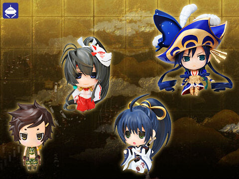 SEGA Mini Display Figure - Sengoku Taisen Complete Set