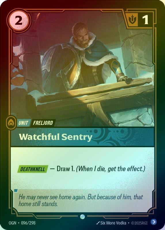 Watchful Sentry - 096/298 - Common (Foil)