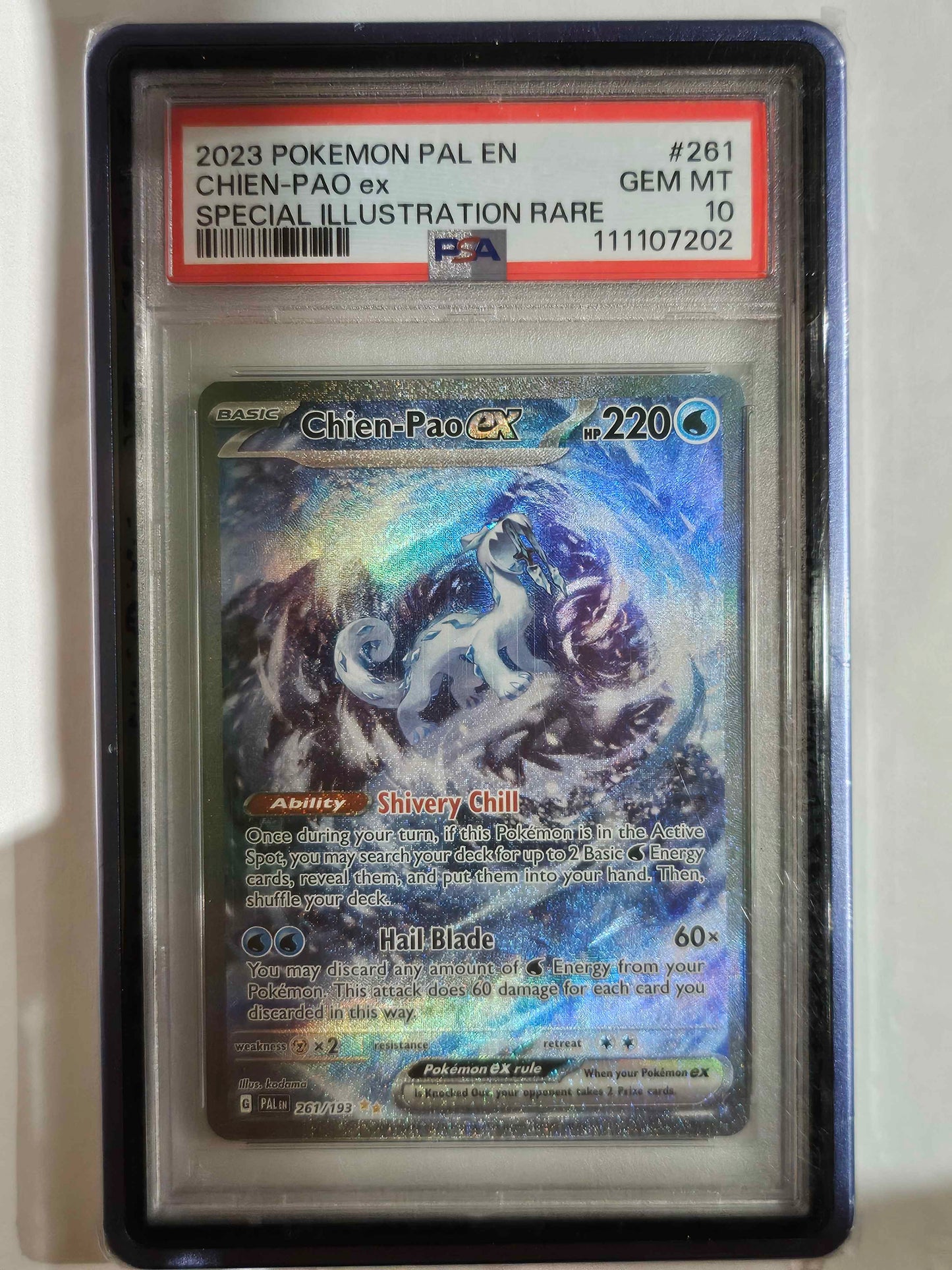 Chien-Pao (261/193 SIR) - 2023 SV PALDEA EVOLVED EN - PSA 10