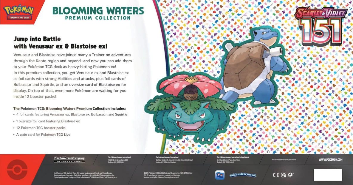 Pokemon TCG - Scarlet and Violet - 151 - Blooming Waters Premium Collection
