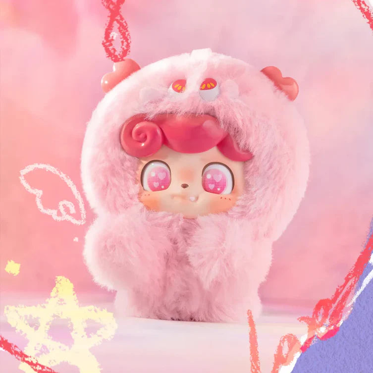 Q Kid Emotional Hairy Monsters Series Plush Blind Box