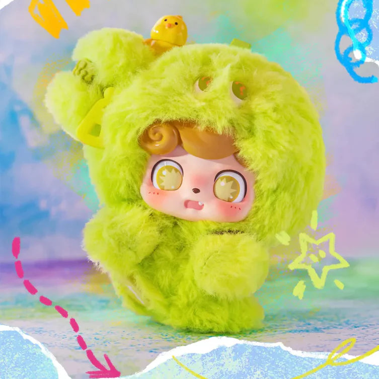 Q Kid Emotional Hairy Monsters Series Plush Blind Box