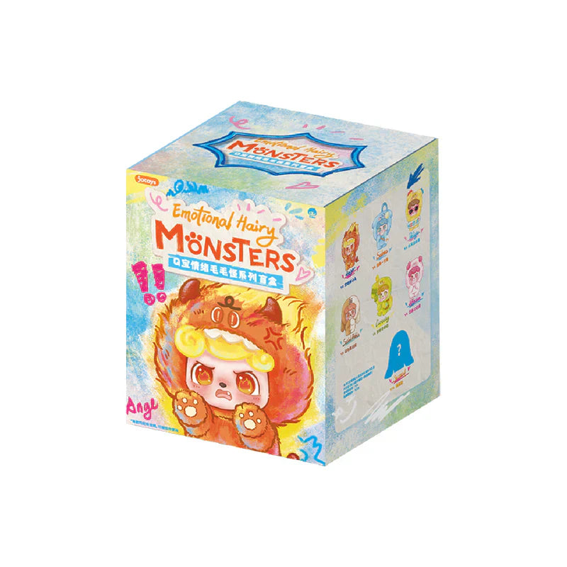 Q Kid Emotional Hairy Monsters Series Plush Blind Box