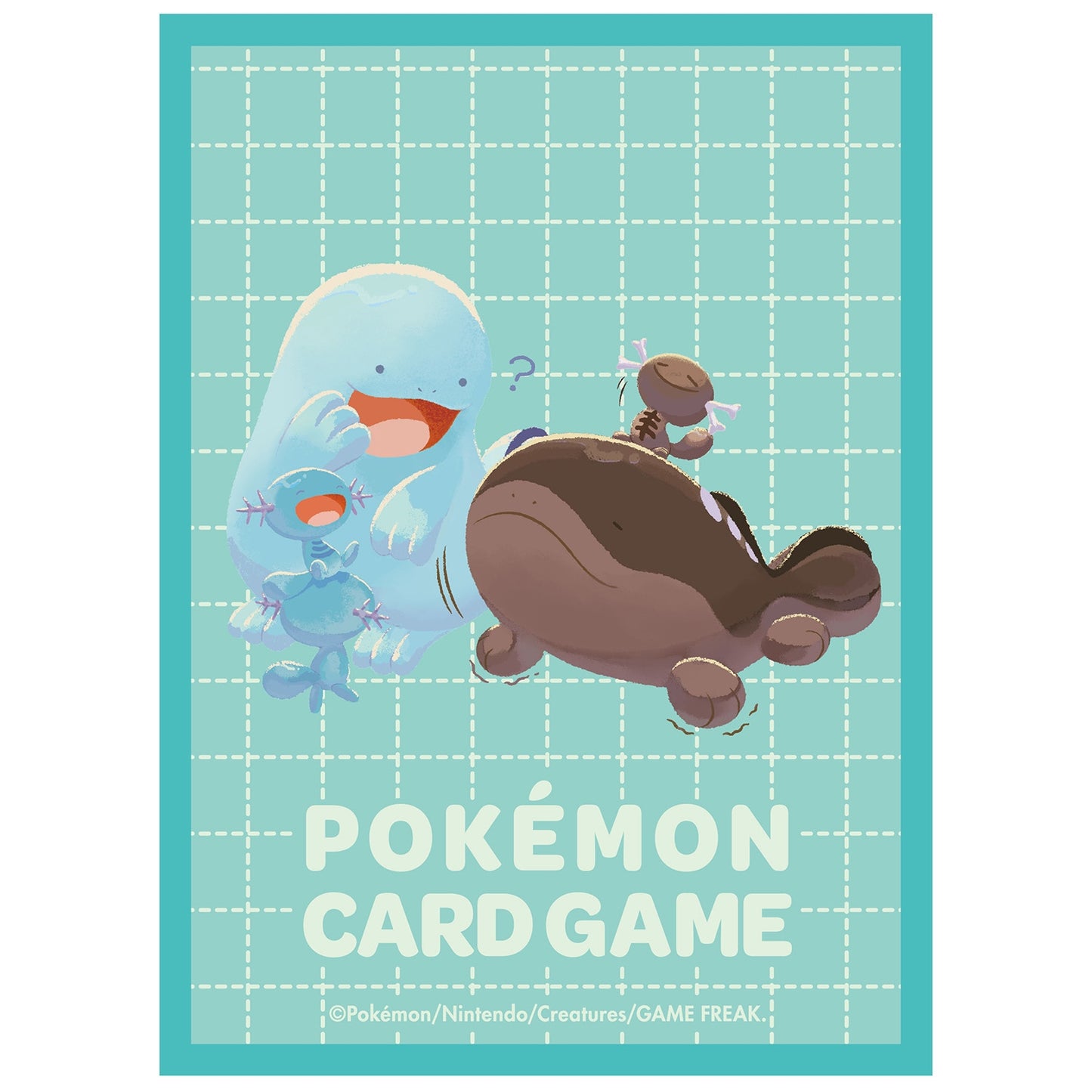 Pokemon Center Japan Official Sleeves: Quagsire & Clodsire
