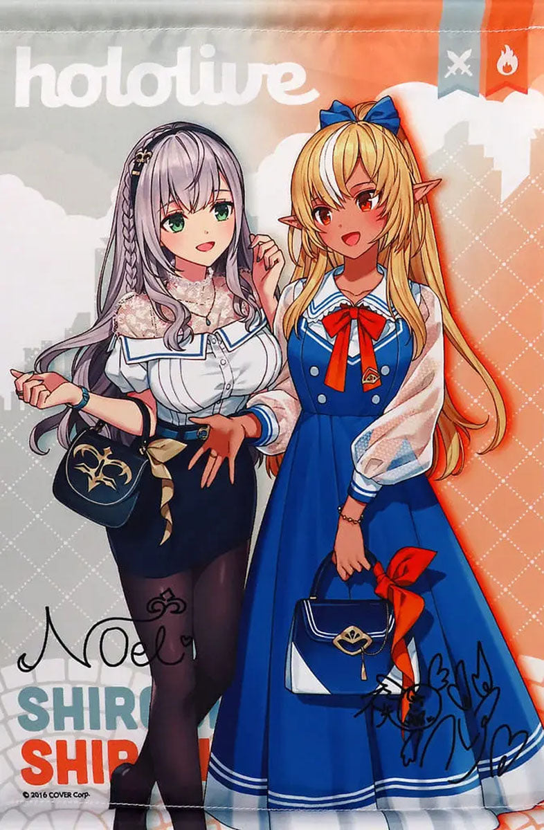 Double Culture Partners - hololive Kuji lottery Hololife!~Repeat!! - Shirogane Noel & Shiranui Flare (Outing ver.) Tapestry Prize