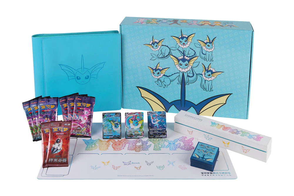 (Simplified Chinese) Pokemon TCG - Sword & Shield - Vaporeon Advanced Gift Box