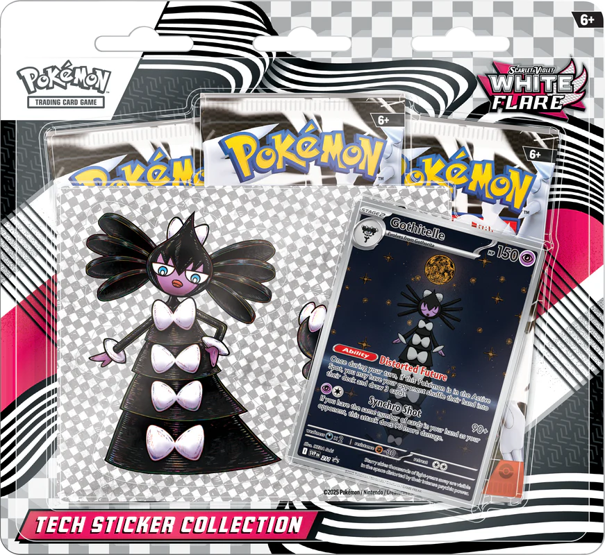 Pokemon TCG - Scarlet & Violet - White Flare - Tech Sticker Collection