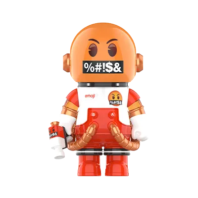 MEGA SPACE MOLLY 100% × emoji™ Series