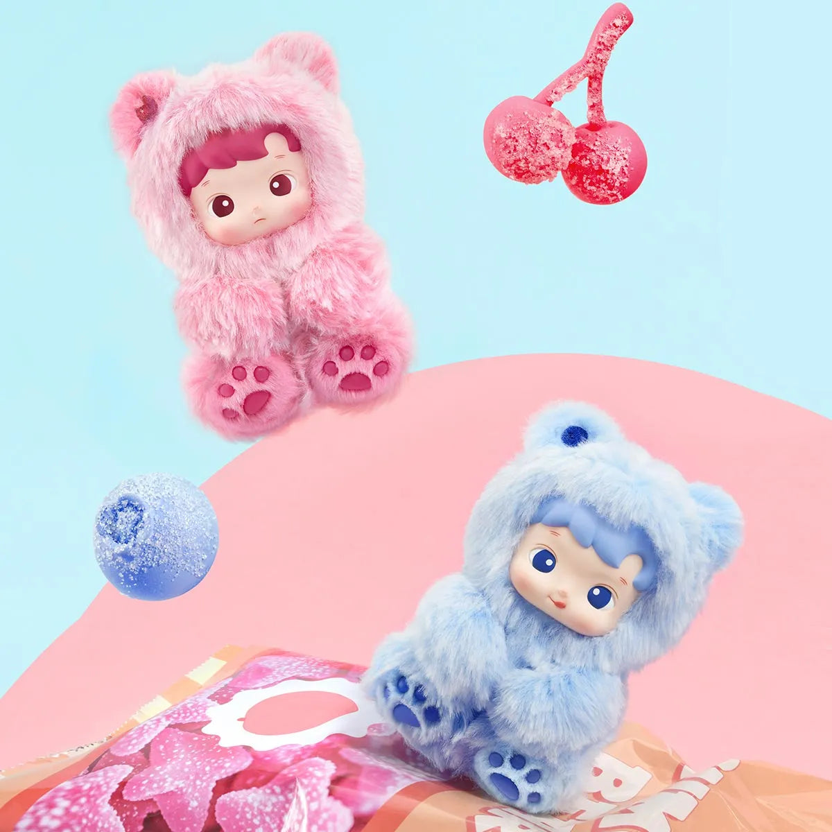 HACIPUPU Gummy Bear Series - Vinyl Plush Pendant Blind Box
