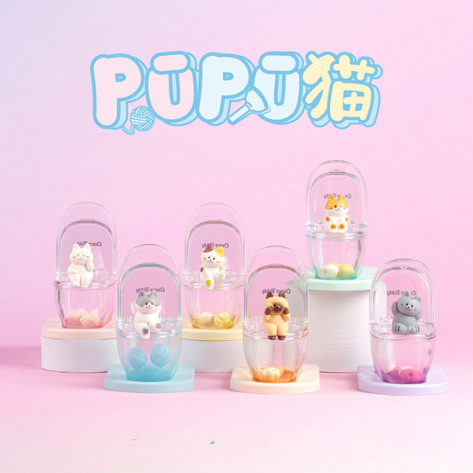 Pupu Cat Toilet Phone Stand Blind Box
