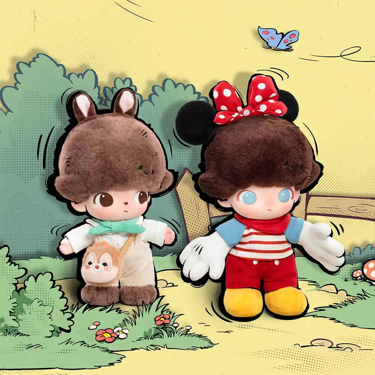 DIMOO WORLD x Disney Series -  Vinyl Plush Keychain Blind Box
