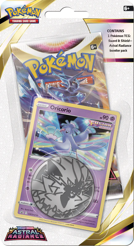 Pokemon TCG - Sword & Shield - Astral Radiance - Checklane Blister - Oricorio