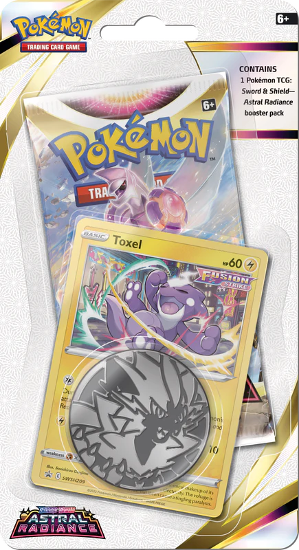 Pokemon TCG - Sword & Shield - Astral Radiance - Checklane Blister - Toxel
