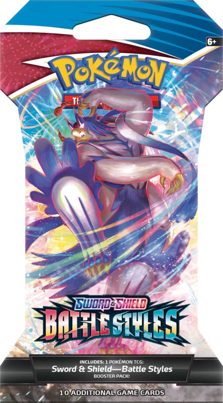 Pokemon TCG - Sword & Shield - Battle Styles - Sleeved Booster Pack