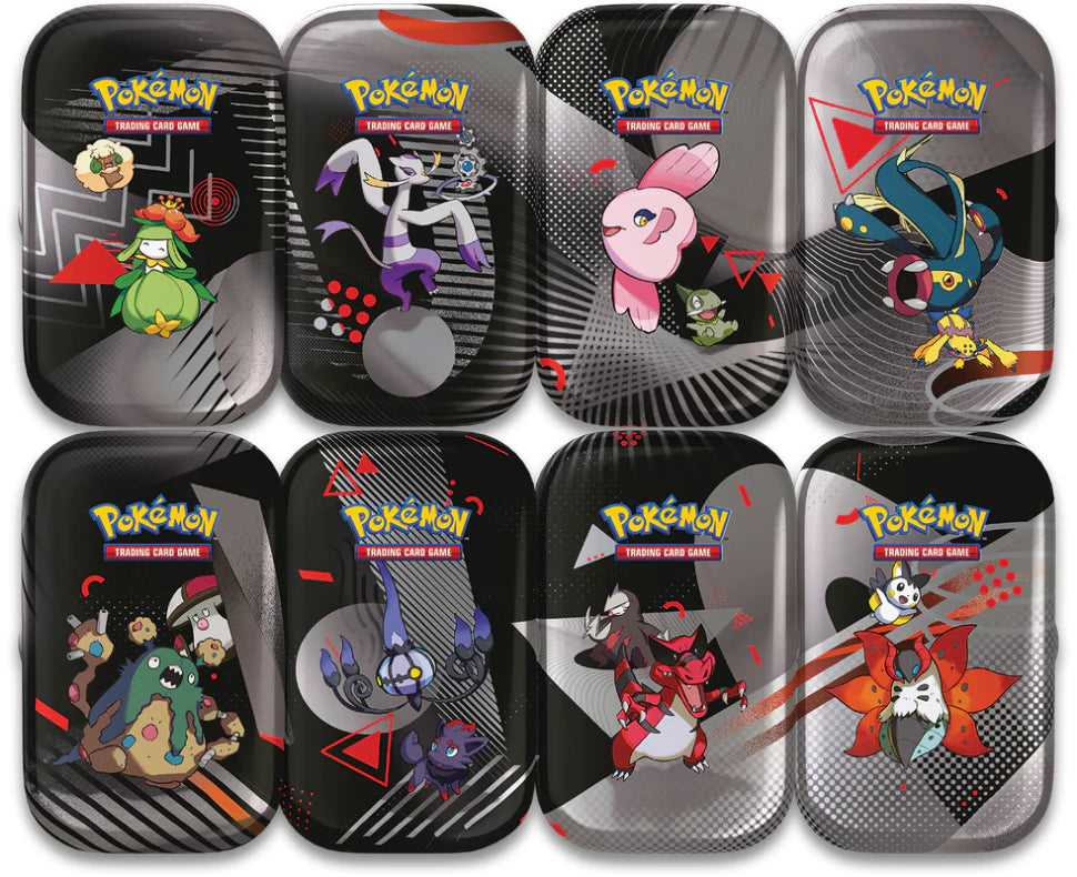 Pokemon TCG - Scarlet & Violet - Black Bolt & White Flare - Unova Mini Tin Individual (1 Random Design)