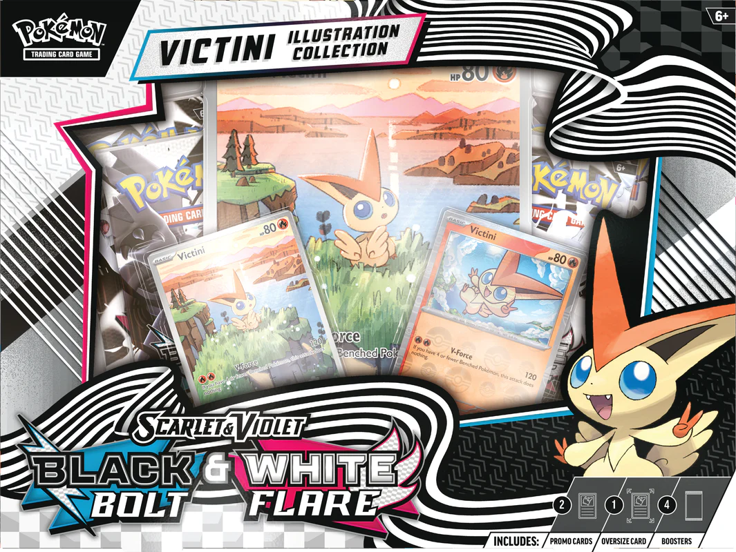 Pokemon TCG - Scarlet & Violet - Black Bolt & White Flare Victini Illustration Collection