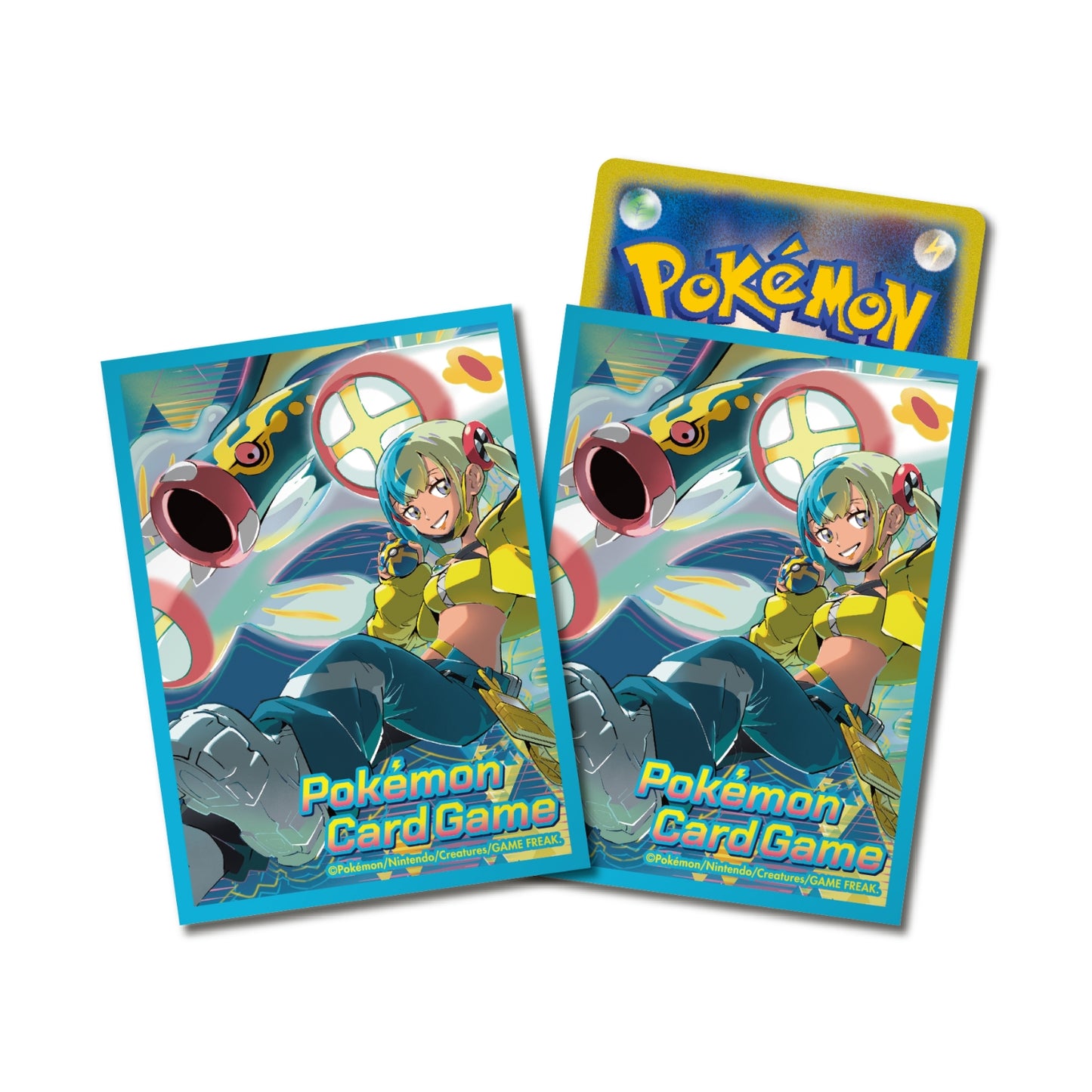 Pokemon Center Japan Official Sleeves: Canari & Mega Eelektross