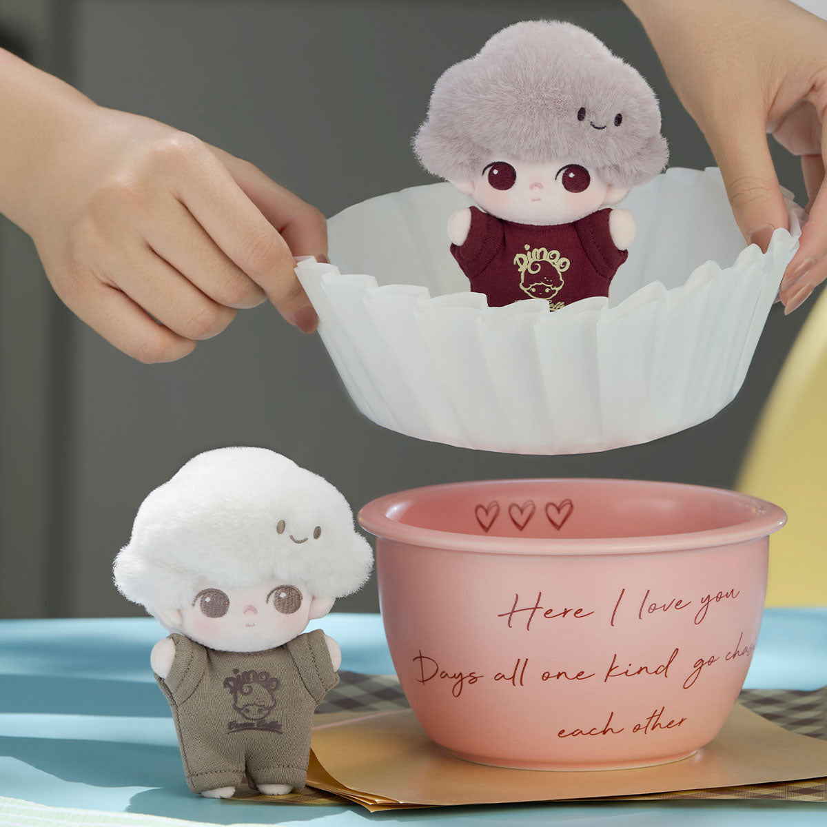 DIMOO - Crush on Coffee Series - Soft-faced Plush Keychain Blind Box