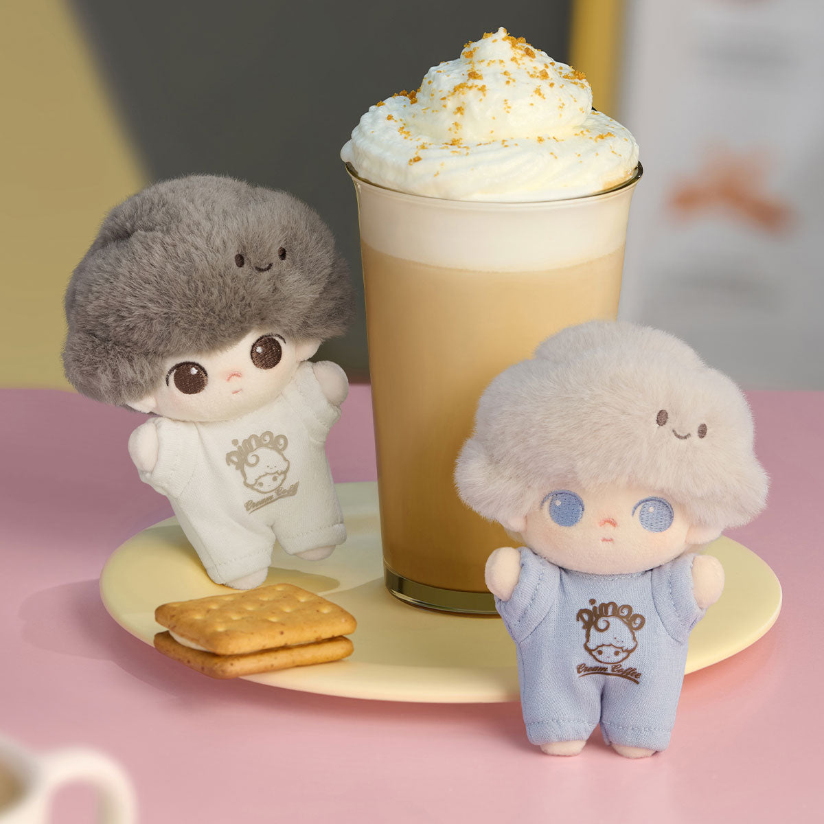 DIMOO - Crush on Coffee Series - Soft-faced Plush Keychain Blind Box