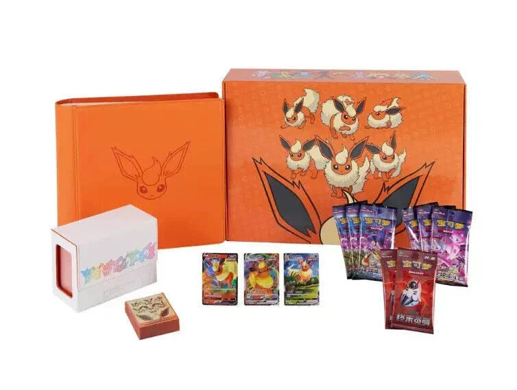 (Simplified Chinese) Pokemon TCG - Sword & Shield -  Flareon Advanced Gift Box