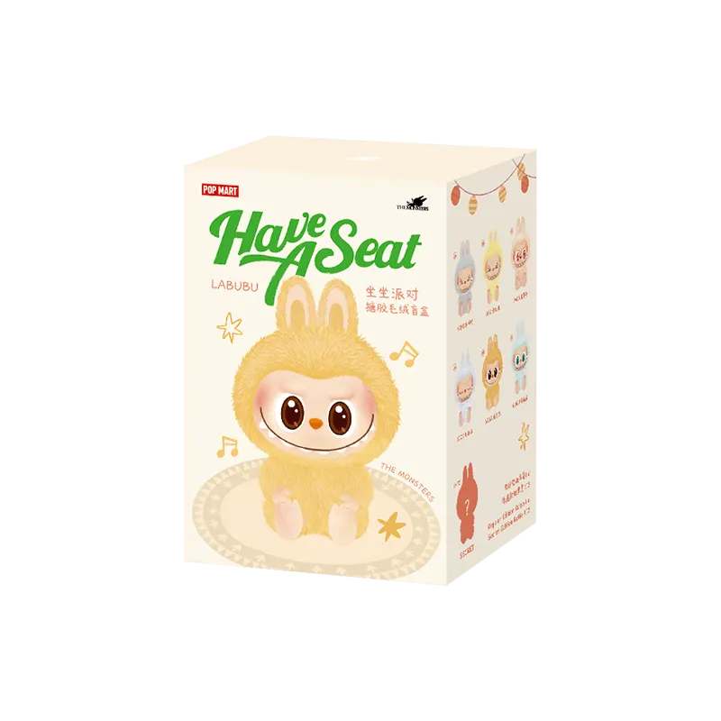 THE MONSTERS - Have a Seat Series Vinyl Plush Pendant Blind Box