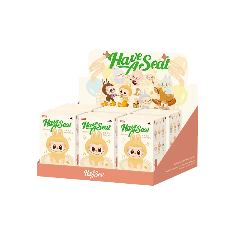 THE MONSTERS - Have a Seat Series Vinyl Plush Pendant Blind Box