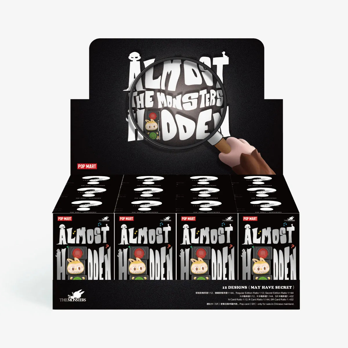 THE MONSTERS Almost Hidden Series Figures Blind Box