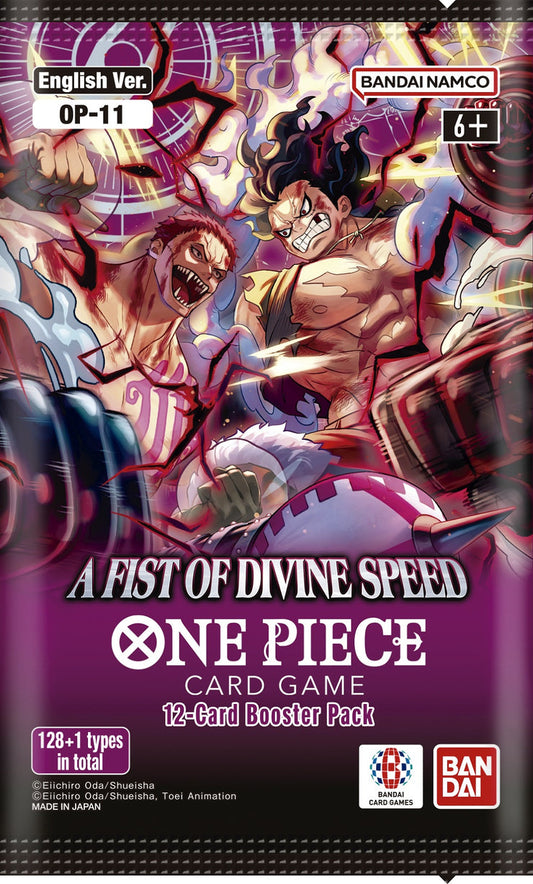 One Piece TCG - OP11: A Fist of Divine Speed - English Booster Pack