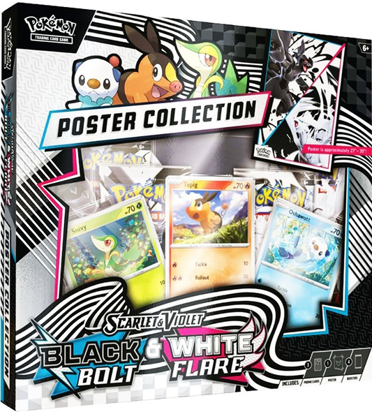 Pokemon TCG - Black Bolt & White Flare Unova Poster Collection