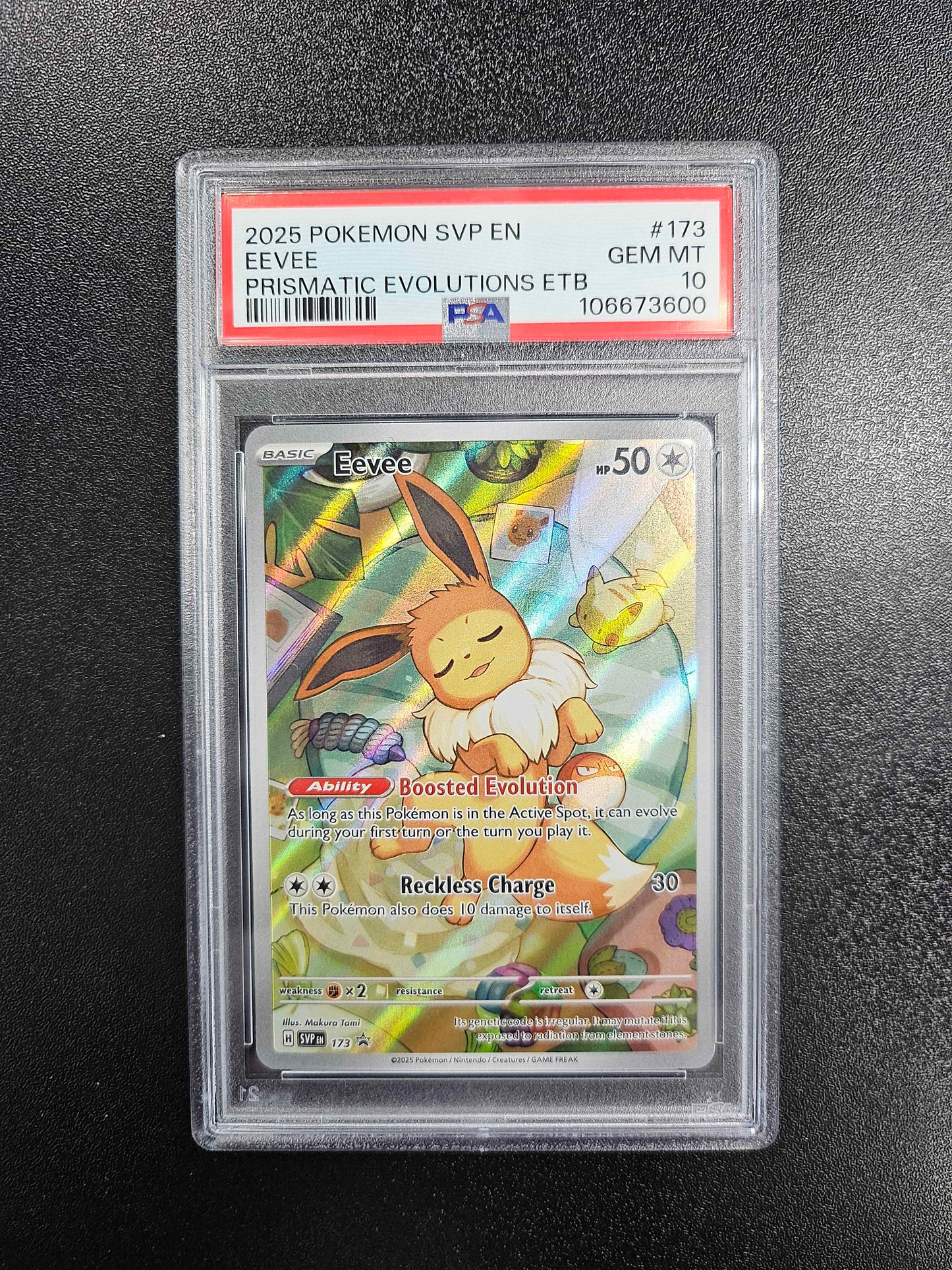 Eevee (173) Black Star Promo - 2025 PRISMATIC EVOLUTIONS ETB EN - PSA 10