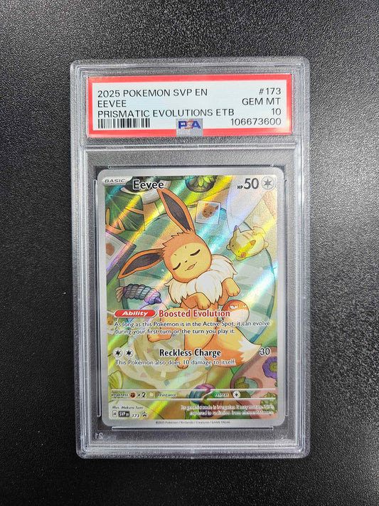 Eevee (173) Black Star Promo - 2025 PRISMATIC EVOLUTIONS ETB EN - PSA 10