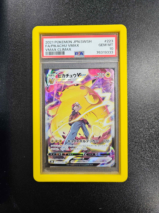 Pikachu VMAX (223/184 FA) - 2021 s8b JP - PSA 10