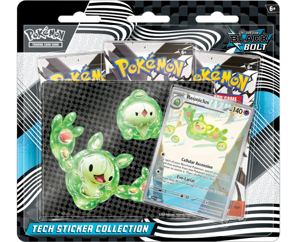 Pokemon TCG - Scarlet & Violet - Black Bolt - Tech Sticker Collection