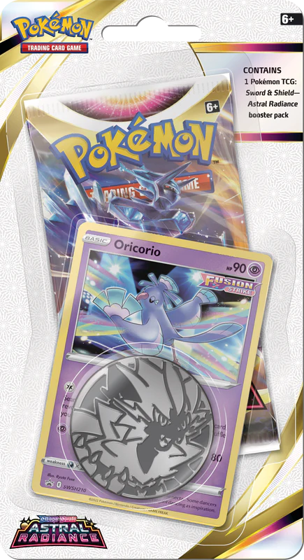 Pokemon TCG - Sword & Shield - Astral Radiance - Oricorio - Checklane Blister